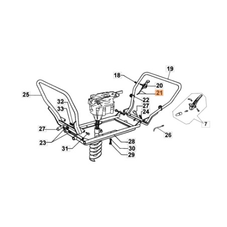 Cavo acceleratore mototrivella modelli MTL85R ORIGINALE EMAK 53030019 | NewgardenParts.com