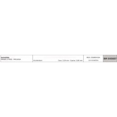 MOWOX Rasenmäher Gaszug PM5160SA Kabel 1134 mm Kabelummantelung 1140 mm