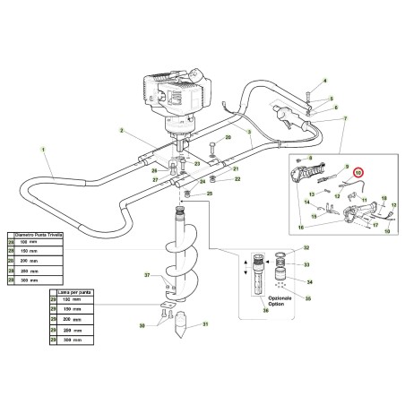 Cavo acceleratore ORIGINALE ACTIVE trivella modelli tdu 155 020758 | NewgardenParts.com