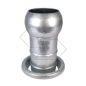 Zinc-plated ball and ring with hose connector 80 A19651