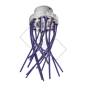 Testina multifilo Twister per decespugliatore universale in alluminio R305237 Testina multifilo Twister per decespugliatore universale in alluminio R305237