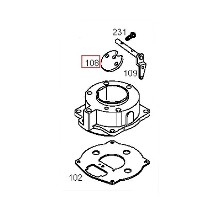 Valvola a farfalla originale motore rasaerba tagliaerba BRIGGS & STRATTON 693505 | NewgardenParts.com