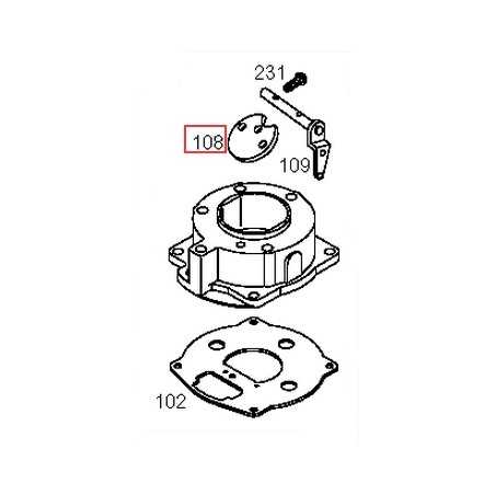 Valvola a farfalla originale motore rasaerba tagliaerba BRIGGS & STRATTON 693505 | NewgardenParts.com