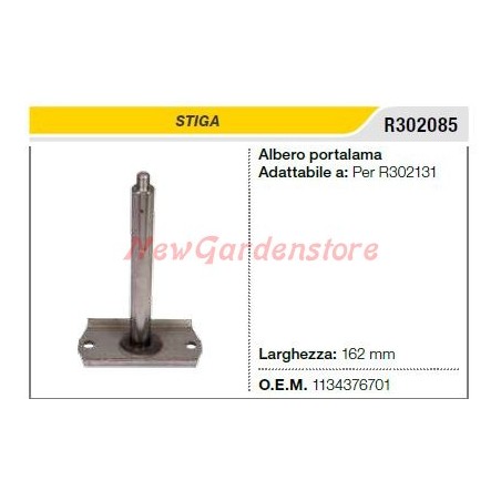 Albero portalama STIGA tagliaerba rasaerba tosaerba per R302131 R302085 | NewgardenParts.com