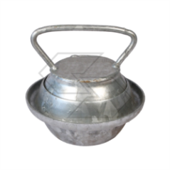 Zinc plated male cap 80 A19735 | NewgardenParts.com