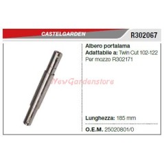 Albero portalama trattorino CASTELGARDEN compatibile TWINCUT 102 R302067 | NewgardenParts.com