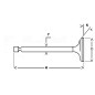 Valvola scarico motore DIESEL KUBOTA Z600 ZB600 ZH600 D650 D750 D850 DH850 D950