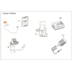 Cavo avviamento tagliaerba modelli G48TKE ORIGINALE EMAK L66152070 | NewgardenParts.com