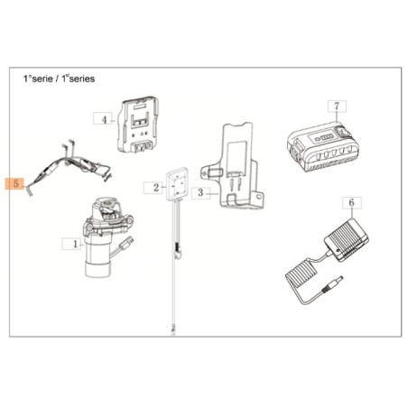 Cavo avviamento tagliaerba modelli G53TKE ORIGINALE EMAK L66151971 | NewgardenParts.com