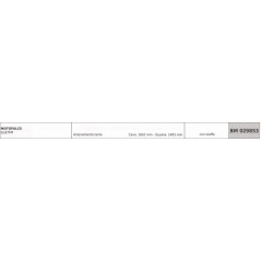 Câble d'entraînement des lames de la motofaucheuse GREENLINE GL87FM câble 1610 mm gaine 1405 mm | NewgardenParts.com