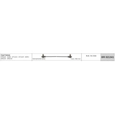 Câble d'entraînement des lames de tracteur MTD AF9150 G200 GT1223 604H AF6150 câble 430 mm