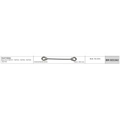 MTD RZT17 RZT22 RZT42 RZT50 RZT54 Rasentraktor Messerantriebskabel 145 mm Kabel