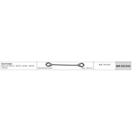 MTD RZT17 RZT22 RZT42 RZT50 RZT54 tractor blade drive cable 145 mm cable | NewgardenParts.com