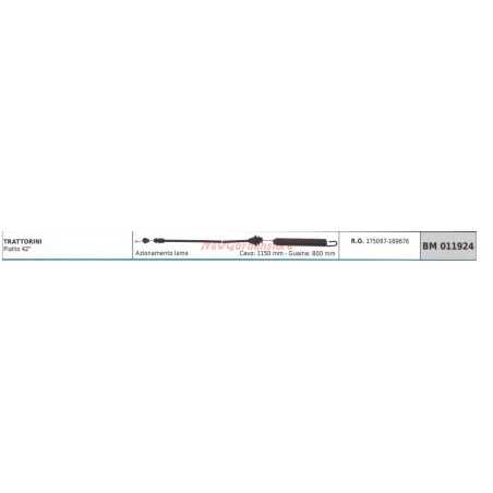 Blade drive cable for lawn tractor AYP flat 42" 011924 | NewgardenParts.com