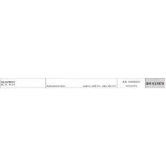 Cavo azionamento lame REQUES ET LECOEUR falciatrice RL115 guaina 1400mm Ø8mm | NewgardenParts.com