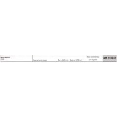 JARDIMECA cable de accionamiento de la motoazada C180 cable 1195 mm funda 1071 mm