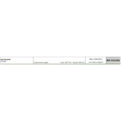 JARDIMECA Motorhacke FTS100 Kabel 1047 mm Kabel 920 mm Ummantelung