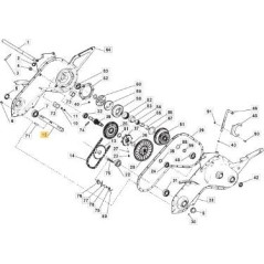 ALBERO COMANDO FRESE ORIGINALE STIGA - 118800123/0 | NewgardenParts.com