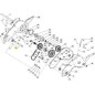 ALBERO COMANDO FRESE ORIGINALE STIGA - 118800123/0