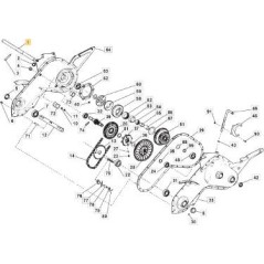 ALBERO COMANDO RUOTE ORIGINALE STIGA - 118800121/0 | NewgardenParts.com