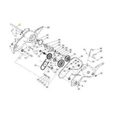 ORIGINAL STIGA WHEEL CONTROL SHAFT - 118800121/0 | NewgardenParts.com