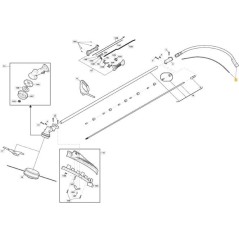ALBERO FLESSIBILE ORIGINALE STIGA - 118805393/0 | NewgardenParts.com