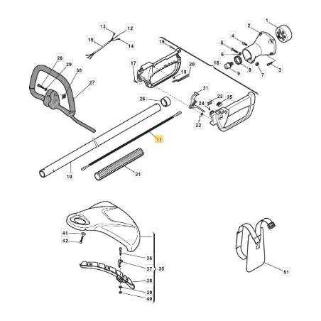 DRIVE SHAFT D-7 DC 28 ON ORIGINAL STIGA - 123020009/0 | NewgardenParts.com