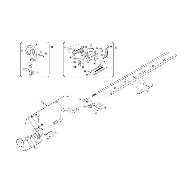 FLEX SHAFT AND ORIGINAL STIGA TRANSMISSION SUPPORT - 118804990/0