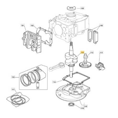 CRANKSHAFT SUMEC SV150 ORIGINAL STIGA - 118550361/0 | NewgardenParts.com