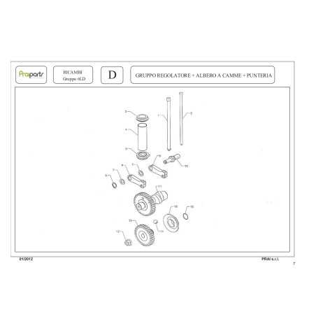 Juntas de tubería de taqués 6N.15.4740.25 6LD | NewgardenParts.com