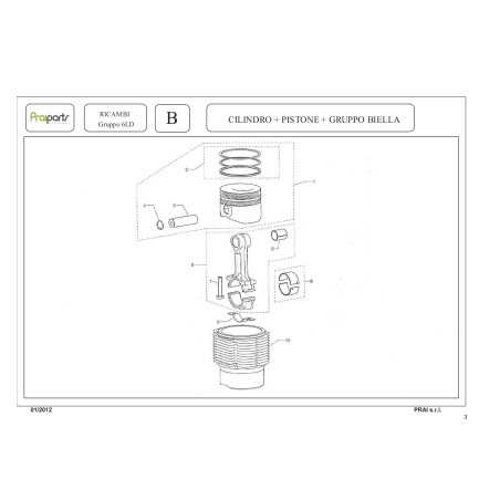 ZYLINDER-/KOLBENSATZ 6B.18.2384.56 6LD 400 | NewgardenParts.com