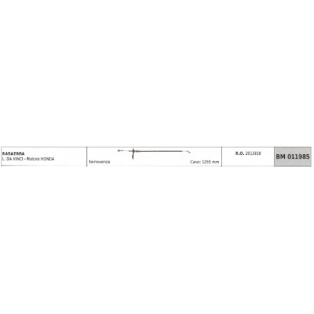 SANDRIGARDEN cortacésped L.DA VINCI 3 VEL cable 1350mm vaina 1250mm | NewgardenParts.com