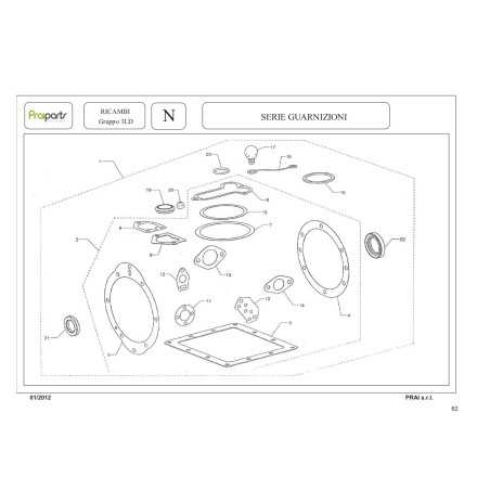 JUEGO DE JUNTAS 3N.11.8180.33 3LD 510 | NewgardenParts.com