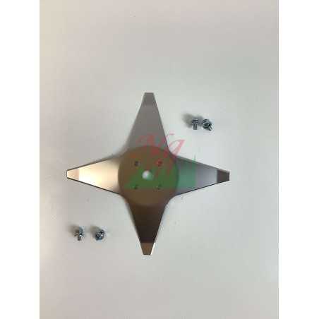 Flat blade 4 tips 15 cm for AMBROGIO L15 robot mower year 2019 L15 year 2020 | NewgardenParts.com