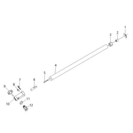 -ASTA ESTERNA PROLUNGA D.26 COMBI 02010010203 ORIGINALE BLUE BIRD | NewgardenParts.com