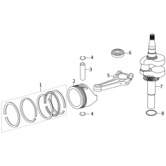 ORIGINAL BLUE BIRD CONNECTING ROD 130150052-0001 | NewgardenParts.com