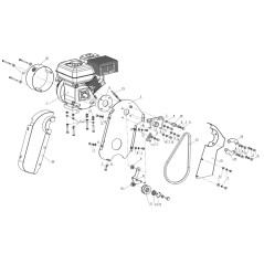 2080050\nCORREA DE MOTOR ORIGINAL BLUE BIRD W800 SA34.5 2080050 | NewgardenParts.com