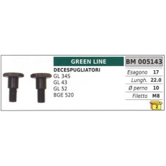 Vite frizione GREEN LINE - MITSUBISHI decespugliatore GL 34S - 43 - 52 TL 33 | NewgardenParts.com