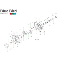 ORIGINAL BLUE BIRD BEARING 6200 270130 | NewgardenParts.com