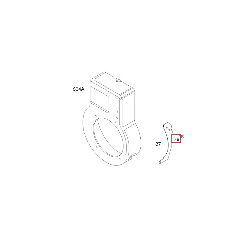 Vite motore trattorino tagliaerba ORIGINALE BRIGGS & STRATTON 690364