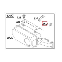 BRIGGS & STRATTON Original Rasentraktor-Motorschraube 692067