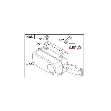 BRIGGS & STRATTON Original Rasentraktor-Motorschraube 692067 | NewgardenParts.com
