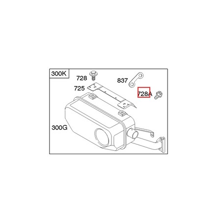 Vite originale motore rasaerba tagliaerba BRIGGS & STRATTON 692067 | NewgardenParts.com