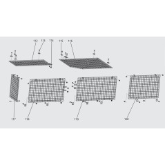 Entretoise en U 65558.38.513 ORIGINAL BLUE BIRD | NewgardenParts.com