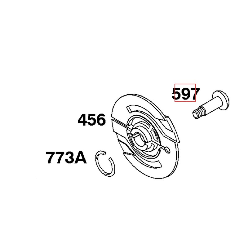 Original BRIGGS & STRATTON lawn mower motor screw 690876