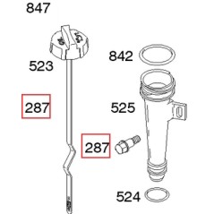 Vite originale motore rasaerba tagliaerba tosaerba BRIGGS & STRATTON 691002 | NewgardenParts.com