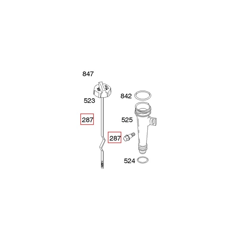 Vis de moteur de tondeuse à gazon BRIGGS & STRATTON d'origine 691002