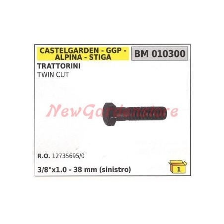 Vite per mozzi lama trattorino rasaerba tosaerba tagliaerba twin cut GGP 010300 | NewgardenParts.com