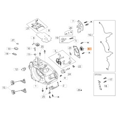 ORIGINAL OLEOMAC Kettensäge GSH40 - GSH400 - GSTH 240 50350004R