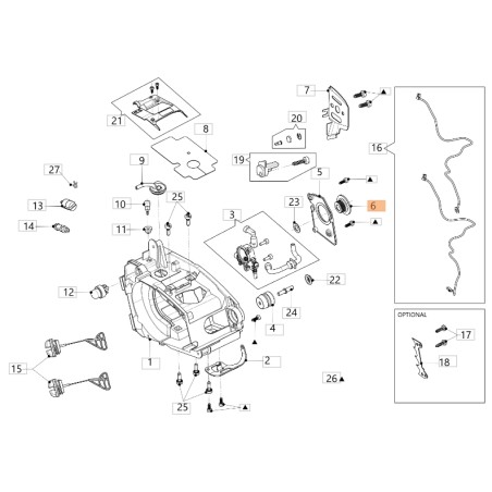 Vite senza fine ORIGINALE OLEOMAC motosega GSH40 - GSH400 - GSTH 240 50350004R | NewgardenParts.com